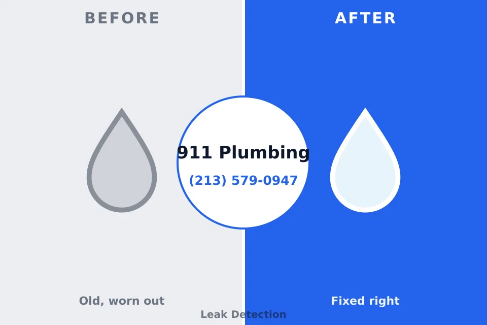 Before and after: plumbing repair East Milton, FL